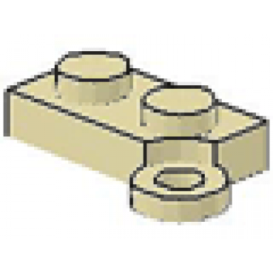 tan hinge plate 1 x 4 swivel base