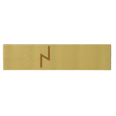 tan tile 1 x 4 with medium nougat zigzag lightning bolt scar pattern brickheadz harry potter forehead