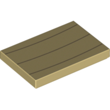 tan tile 2 x 3 with 3 dark tan curved lines pattern super mario boom boom pom pom stomach