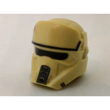 tan minifigure headgear helmet sw scarif stormtrooper pattern