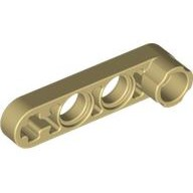 tan technic liftarm modified stud connector thin 1 x 4