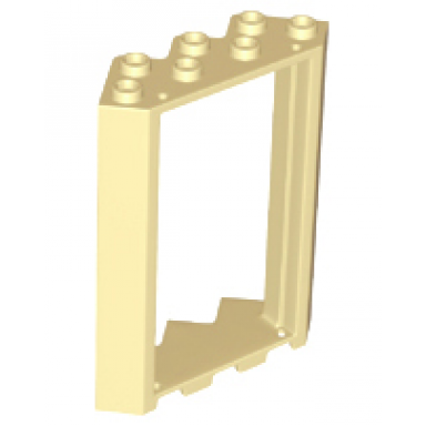 tan door frame 4 x 4 x 6 corner