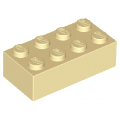 tan brick 2 x 4