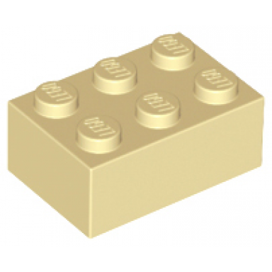 tan brick 2 x 3