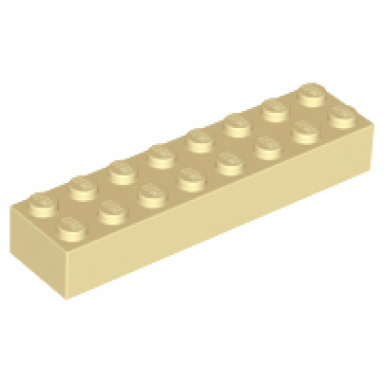 tan brick 2 x 8