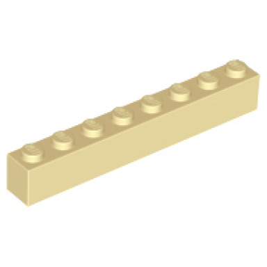 tan brick 1 x 8