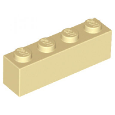 tan brick 1 x 4