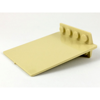 tan door 2 x 5 x 5 swivel flat base