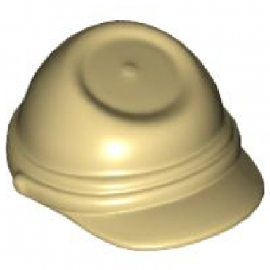 tan minifigure headgear cavalry cap kepi