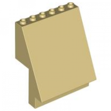 tan panel 4 x 6 x 6 sloped