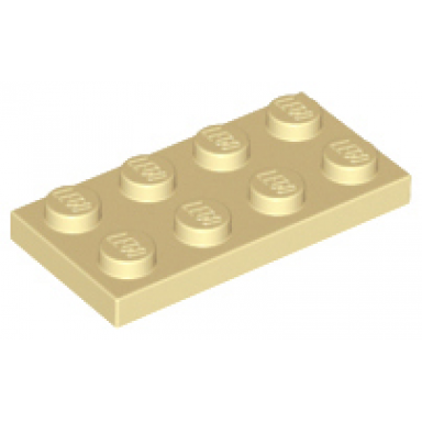 tan plate 2 x 4