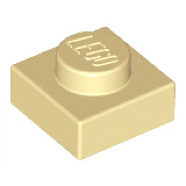 tan plate 1 x 1