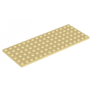 tan plate 6 x 16