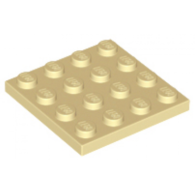 tan plate 4 x 4