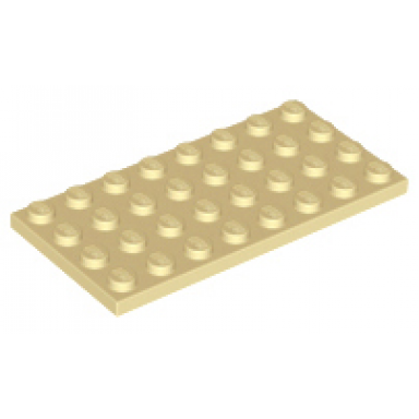 tan plate 4 x 8