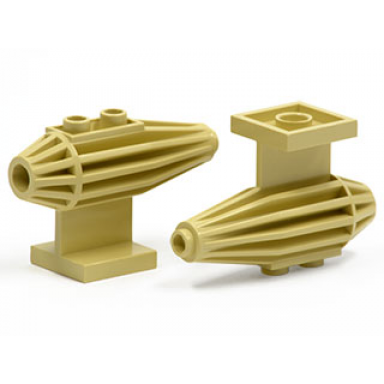 tan engine strakes 2 top studs 2 x 2 bottom tile