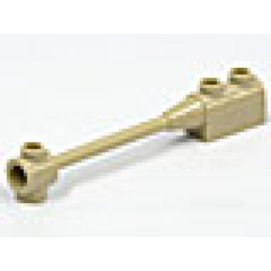 tan bar 1 x 8 with brick 1 x 2 curved top end original no axle holder