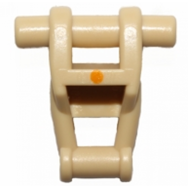 tan torso mechanical battle droid with orange dot pattern