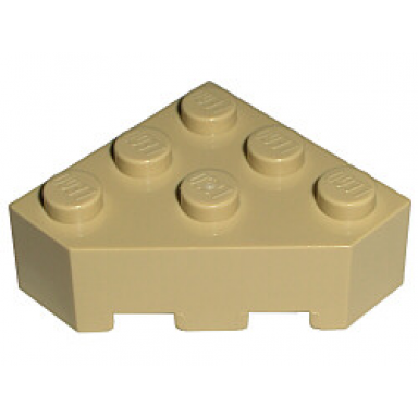 tan wedge 3 x 3 facet