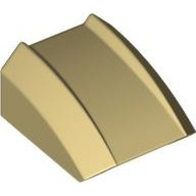 tan slope curved 2 x 2 lip