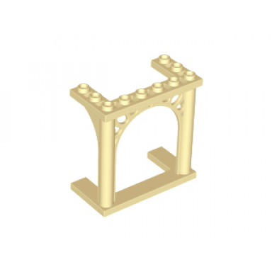tan arch 3 x 6 x 5 ornamented