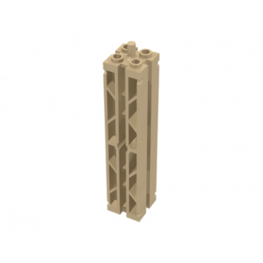tan support 2 x 2 x 8 with channels and top peg lattice on 2 sides