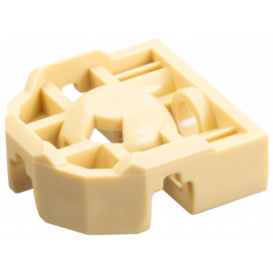 tan technic pin connector block 3 x 3 x 1