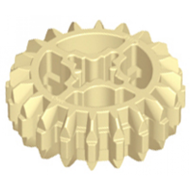 tan technic gear 20 tooth double bevel