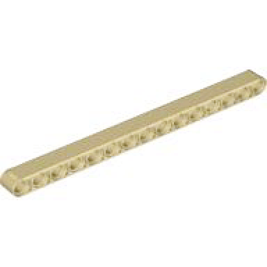tan technic liftarm thick 1 x 15