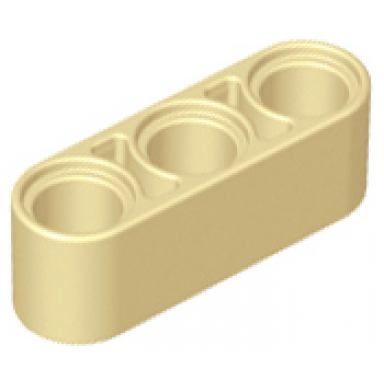 tan technic liftarm thick 1 x 3