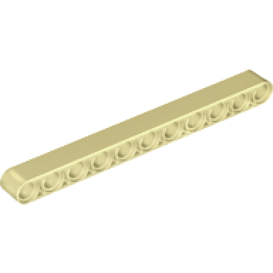 tan technic liftarm thick 1 x 11