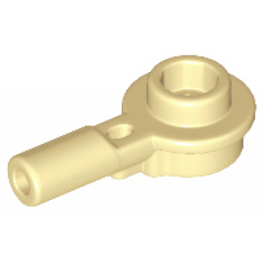 tan bar 1l with 1 x 1 round plate with hollow stud