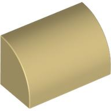 tan slope curved 1 x 2