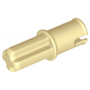 tan technic axle 1l with pin without friction ridges