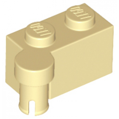 tan hinge brick 1 x 4 swivel top