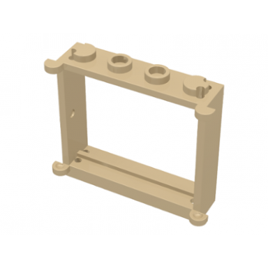 tan window 1 x 4 x 3