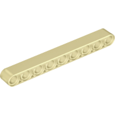 tan technic liftarm thick 1 x 9