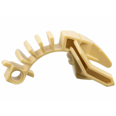 tan bionicle tohunga bamboo disk thrower arm 4 spines on curve