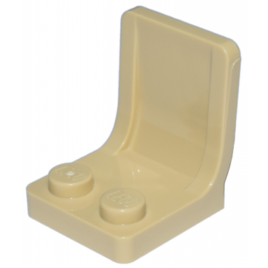 tan minifigure utensil seat chair 2 x 2
