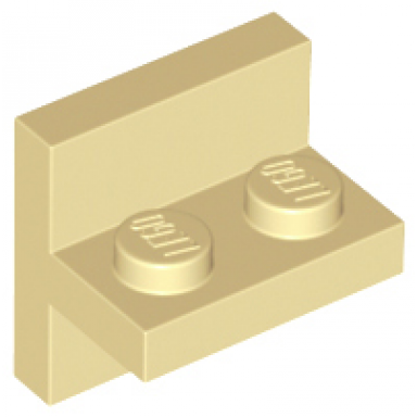 tan bracket 2 x 2 - 1 x 2 centered