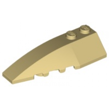 tan wedge 6 x 2 left