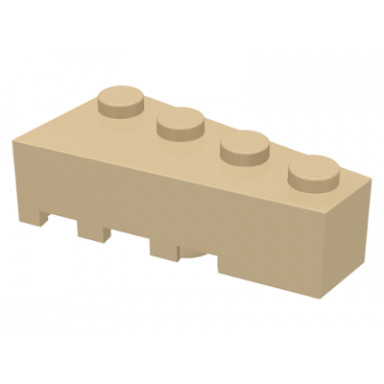tan wedge 4 x 2 right