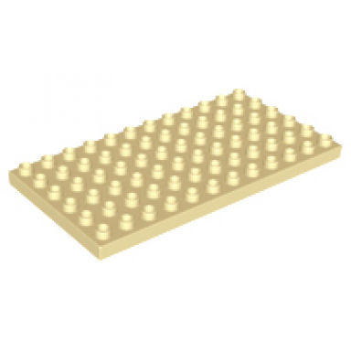 tan duplo plate 6 x 12