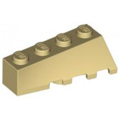 tan wedge 4 x 2 sloped left