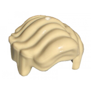 tan minifigure hair wavy