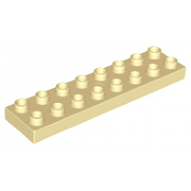 tan duplo plate 2 x 8