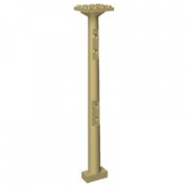 tan boat mast 4 x 4 x 22