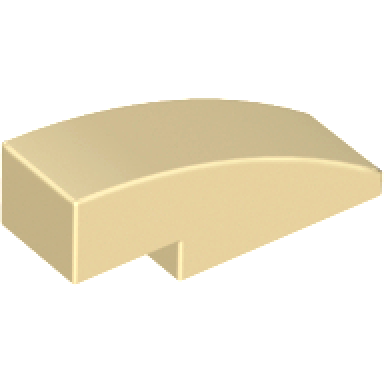 tan slope curved 3 x 1