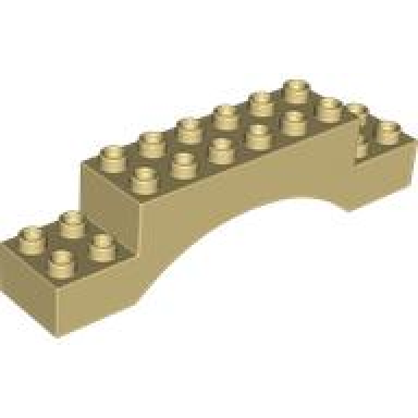 tan duplo brick 2 x 10 x 2 arch