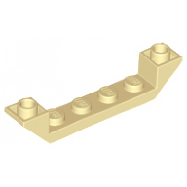 tan slope inverted 45 6 x 1 double with 1 x 4 cutout
